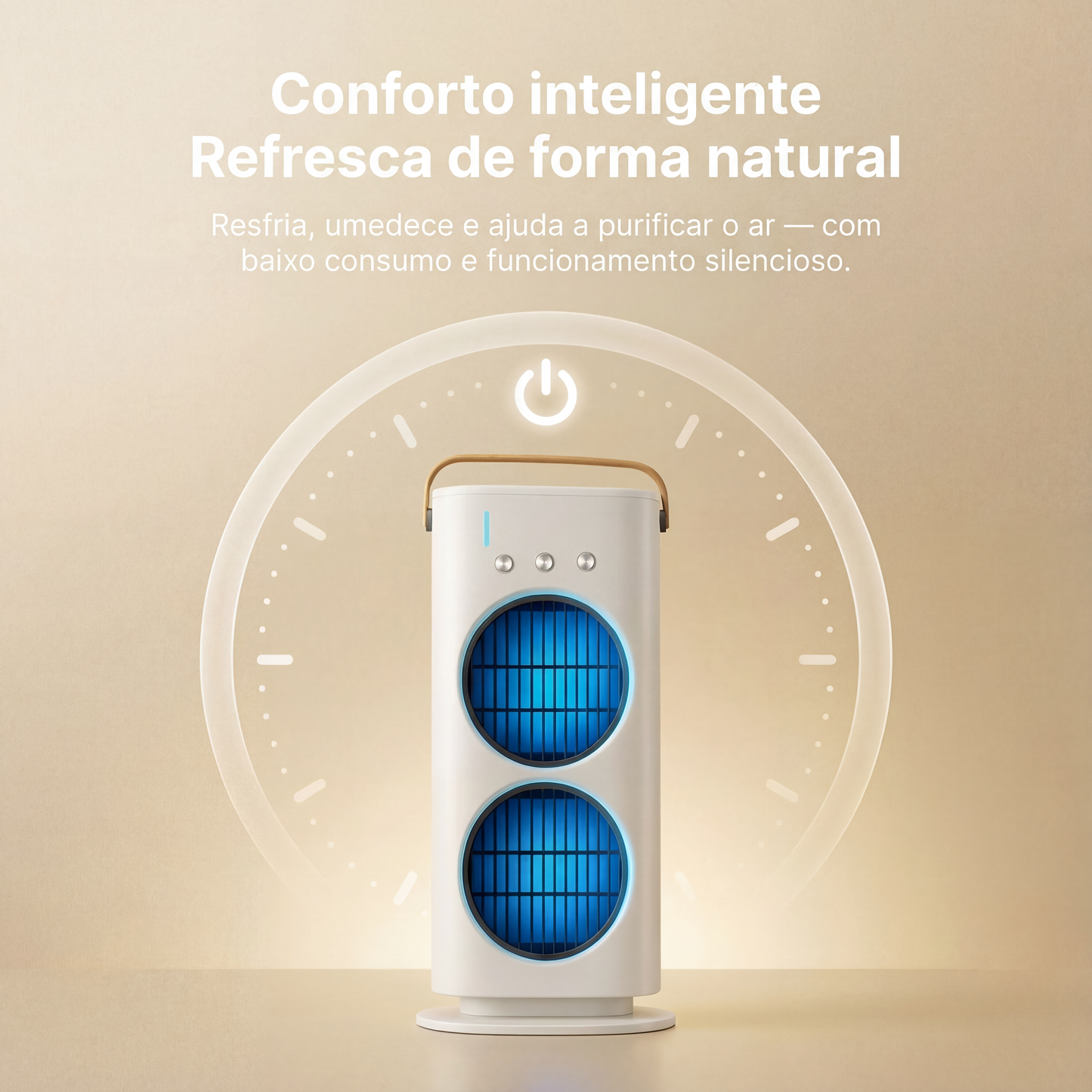 AirFreeze™ – Ar-Condicionado Portátil [Resfria e Umidifica]